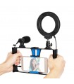 Set Vlogging Dedicat Smartphone - Trepied, Lampa Circulara Led , Microfon