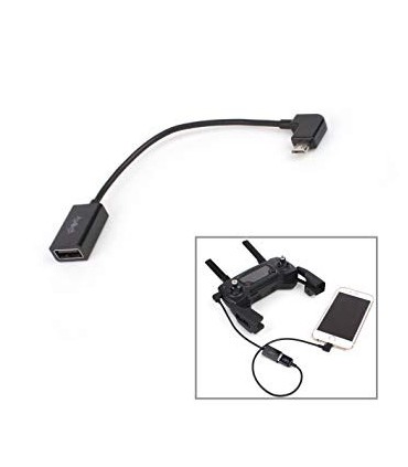 Conectica Cablu de conversie Micro-USB la USB pentru telecomanda drona Spark, Mavic Pro , Mavic Air, Mavic 2, Mavic Mini SUNN...