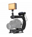 Set Stabilizator, Lampa Led Si Microfon Pentru Dslr / Camere Video Sport